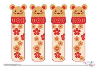 Year of the Rat Bookmarks 2