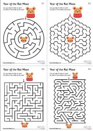 Year of the Rat Mazes 2