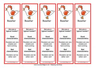 Year of the Rooster Bookmark
