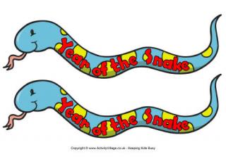 Year of the Snake Bookmarks - Large