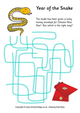 Chinese New Year Puzzles for Kids