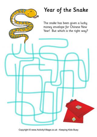 Year of the Snake - Path Puzzle