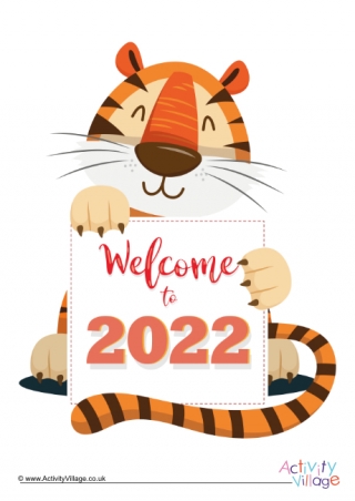 Year of the Tiger 2022 Poster