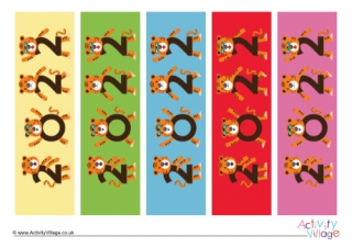 Year of the Tiger Bookmarks 2
