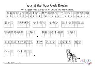 Year of the Tiger Message Code Breaker