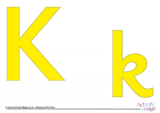 Yellow Display Letters