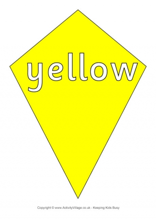 Yellow Kite Poster