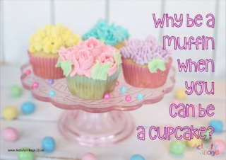 You Can Be A Cupcake Poster
