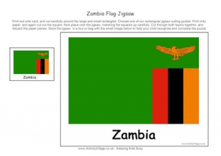 Zambia Flag Jigsaw