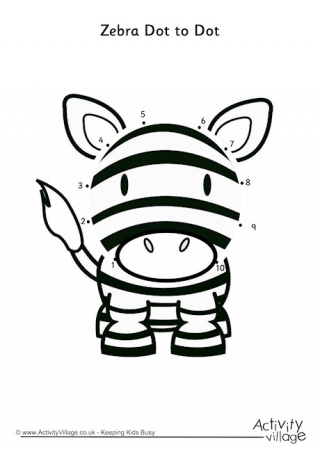 Zebra Dot to Dot