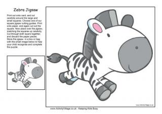 Zebra Jigsaw