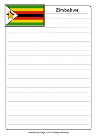 Zimbabwe Notebooking Page