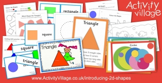 Introducing 2D Shapes with Colourful Activities