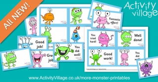 Just Added These Monster Achievement Cards