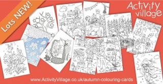 Lots of Lovely New Autumn Colouring Cards Just Added