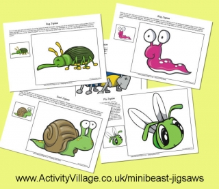 Minibeast Jigsaws - Fun Bug Appeal!