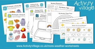 More Weather Worksheets