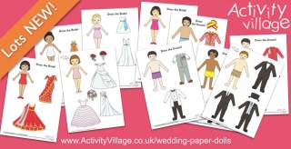 More Wedding Paper Dolls!