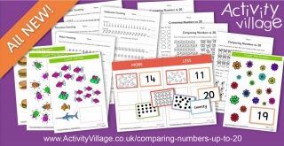 New Activities for Comparing Numbers up to 20