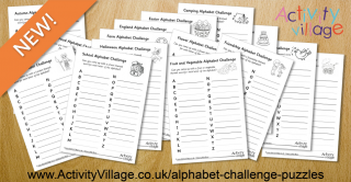 All New Alphabet Challenge Puzzles...A Real Challenge!