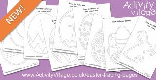 New Easter Tracing Pages