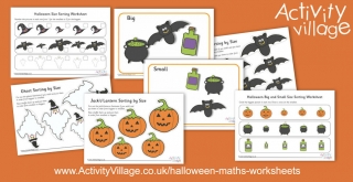 New Halloween Sorting Activities and Worksheets