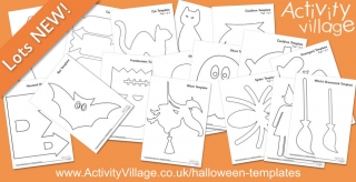New Halloween Templates for Crafts and Displays