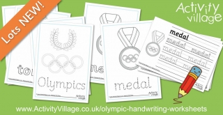 New Olympic Handwriting Worksheets