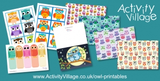 Pretty New Owl Printables!