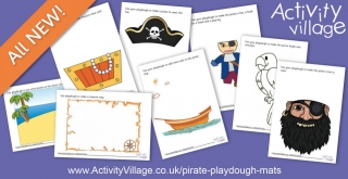 New Pirate Playdough Mats Make For Swashbuckling Fun
