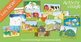 New Printable Greetings Cards Filled With Animals and Birds