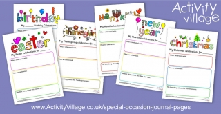 New Special Occasion Journal Pages