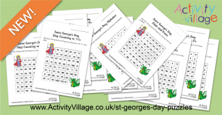 New St George's Day Stepping Stone Puzzles