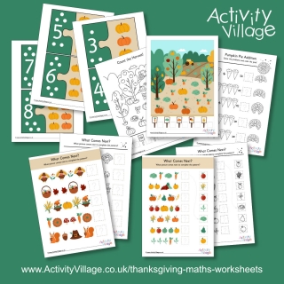 New Thanksgiving Maths Resources