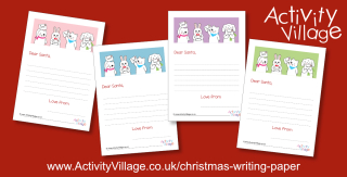 Lovely New Writing to Santa Printables