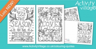 Our Latest Colouring Quotes - for Christmas