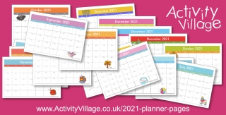 New Planner Pages for 2021