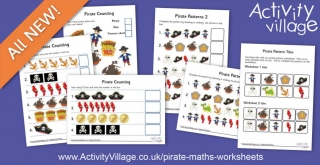 Practise Counting and Identifying Patterns the Pirate Way!