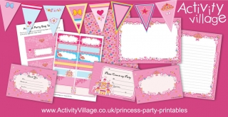 Brand New Princess Party Printables