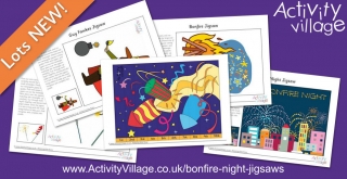 Print Out Some Jigsaws for Bonfire Night!