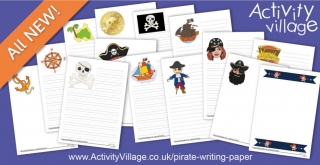 Put Pen to Pirate Paper with this New Pirate Writing Paper Collection!