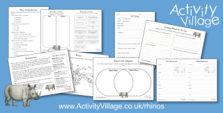 Topping Up Our Rhino Worksheets 