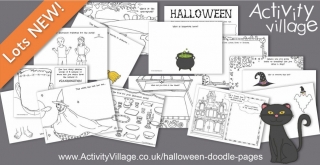 Spark Imagination With These Fun Halloween Doodle Pages