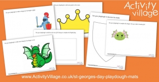Have Some Fun With These St George's Day Playdough Mats