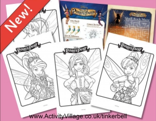 New Tinkerbell Colouring Pages - Tinkerbell and the Pirate Fairy