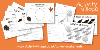 Topping Up Our Turkey Worksheets