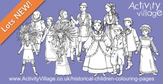 Travel Through History With Our New Historical Children Colouring Pages