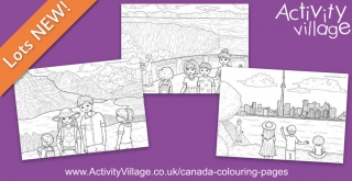 Travel to Canada With Our Latest Around the World Colouring Pages