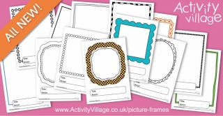 Turn a Drawing or Artwork into Something Special with these Picture Frame Printables