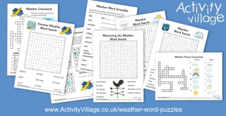 We've Added Even More Weather Word Puzzles